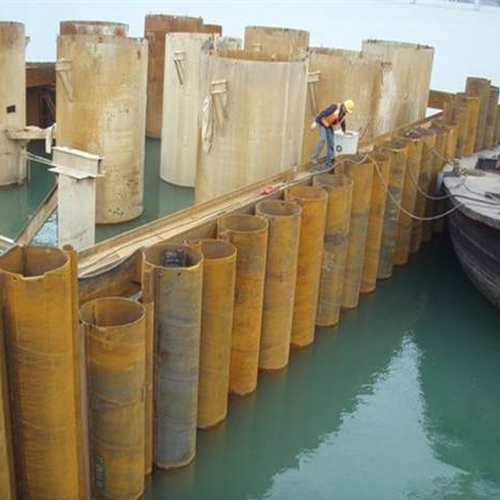 保定钢护筒现场安装